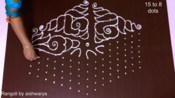 Easy Shankh Wali Rangoli