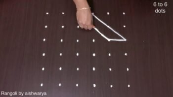 Easy Simple Deepavali Creative Arts Kolam