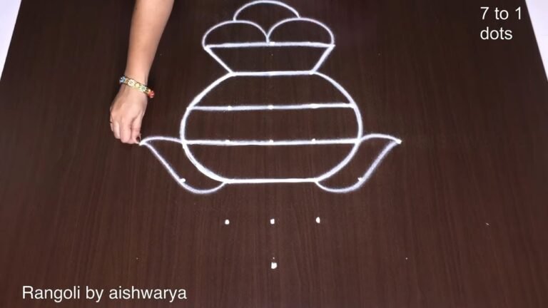 Pongal pot kolam