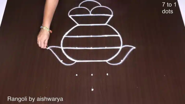 Pongal pot kolam