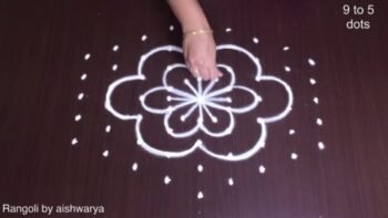 Easy Simple Rangoli Design