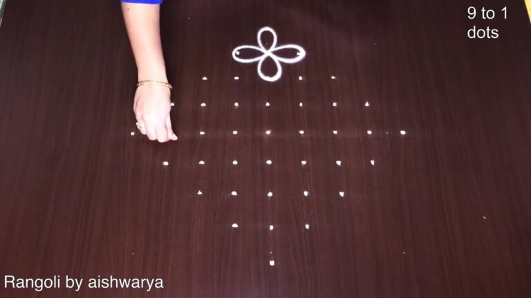 straight dots muggulu