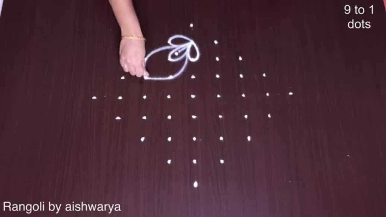 Easy to Draw Chukki Kolam
