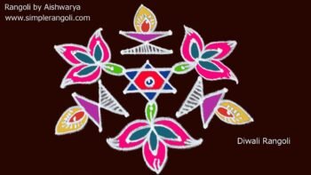 Easy Traditional Muggulu Rangoli