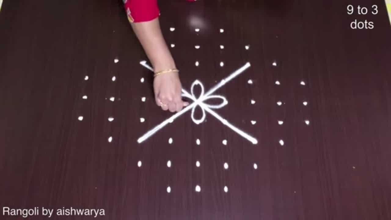 Easy Traditional Rangoli Designs
