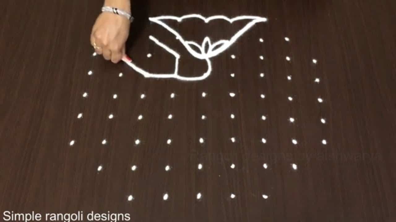 Evening Apartment Kolam Designs 9×5