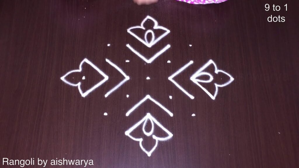 door entrance rangoli