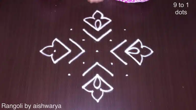 door entrance rangoli