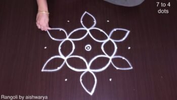 Everyday Morning Simple Rangoli