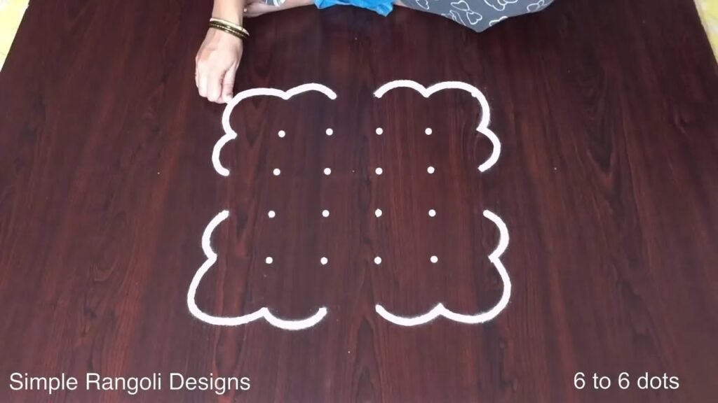 Festival Designs Dots Pulli Side Kolam