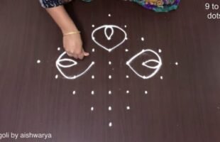 Festival Diya Rangoli With 9 se1