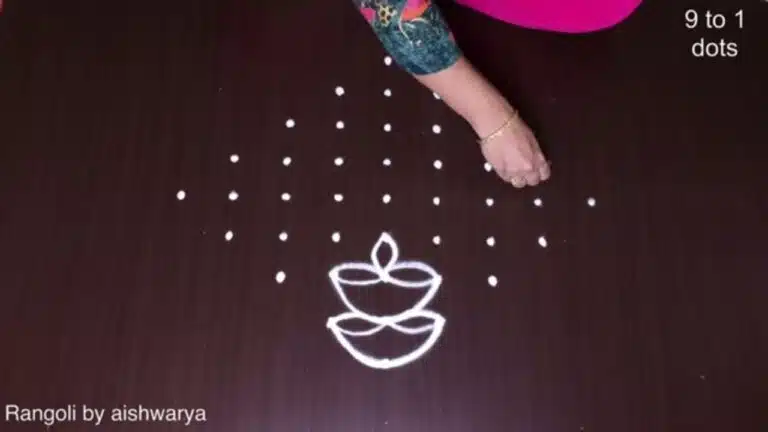 traditional festival kolam