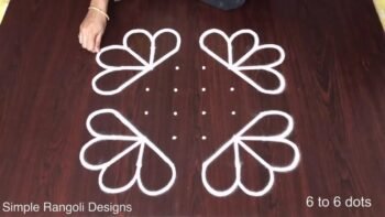 Flower Designs Chukkala Simple Trendy Kolam