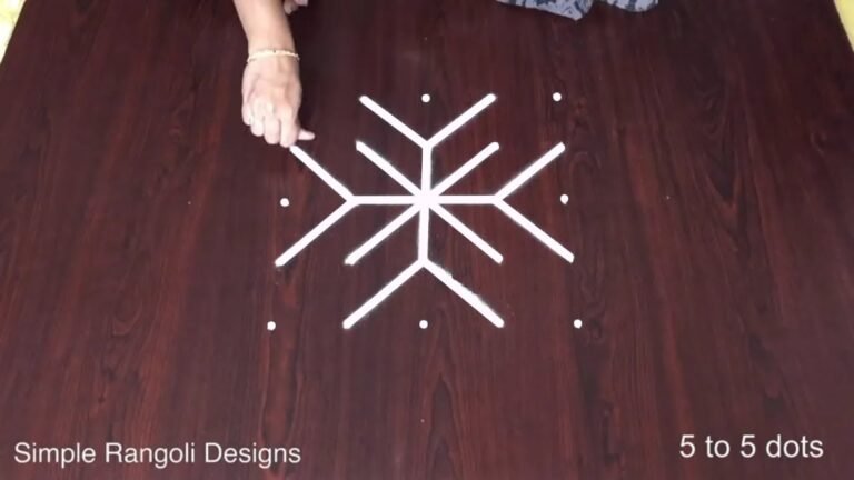 flower kolam