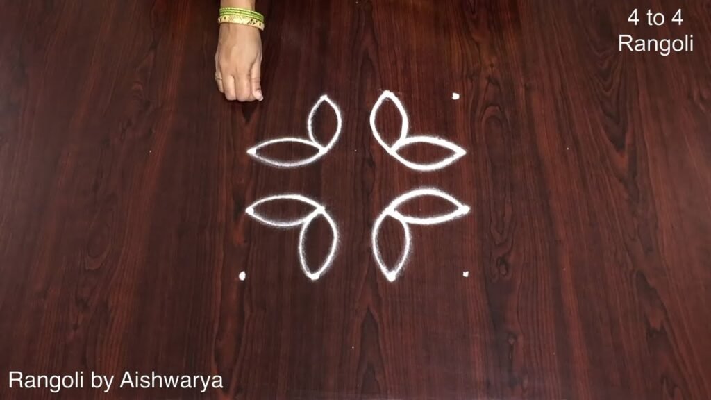 flower kolam