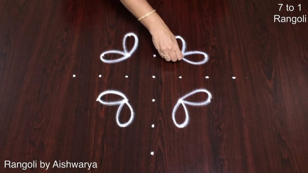 flower rangoli