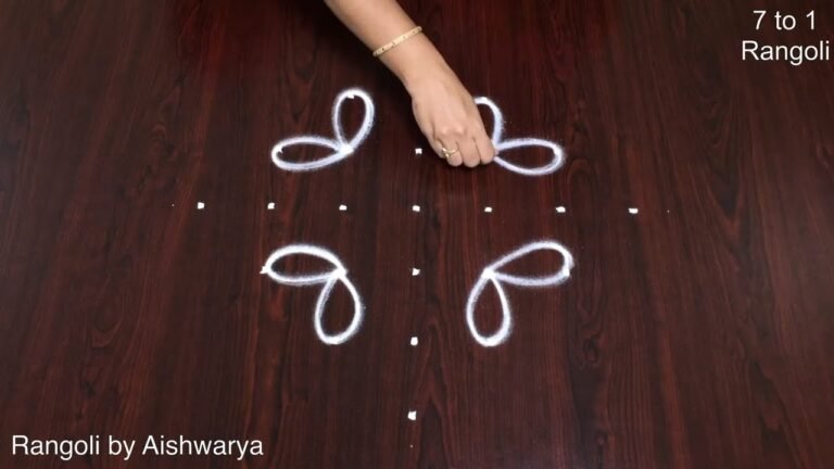 flower rangoli