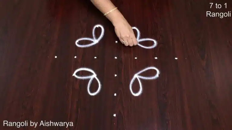 flower rangoli
