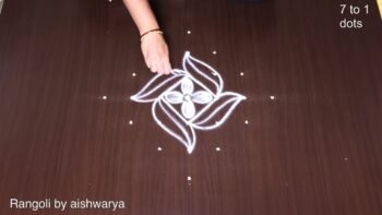 Flower Rangoli Designs Manchi Muggulu