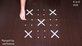 Friday Designs 6 Into 6 Lakshmi Kolam