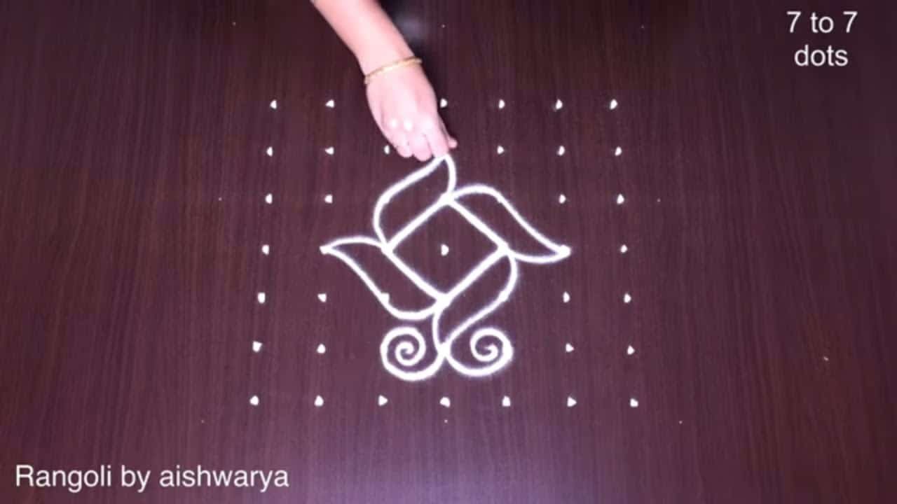 Friday Learners Kolam 7 X 7