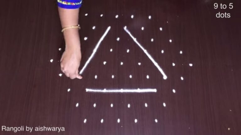 Friday Maha Lakshmi kolam