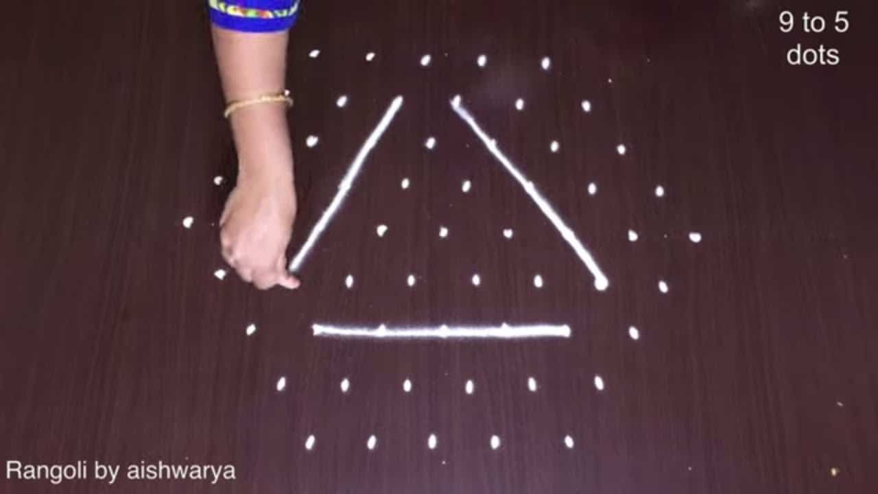 Friday Maha Lakshmi Kolam