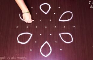 Friday Middle Dots Lotus Kolangal