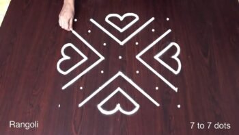 Friday Muggulu Designs With Dots