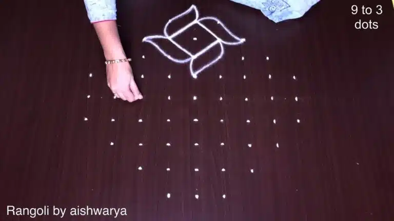 9 dots Friday padi diya kolam