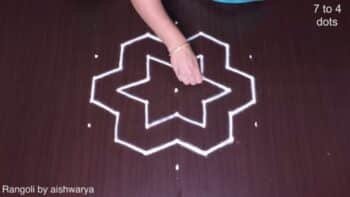 Friday Puja Mandir Rangoli