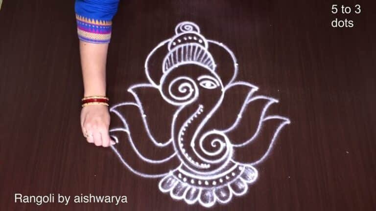 Ganesh Chaturthi kolam