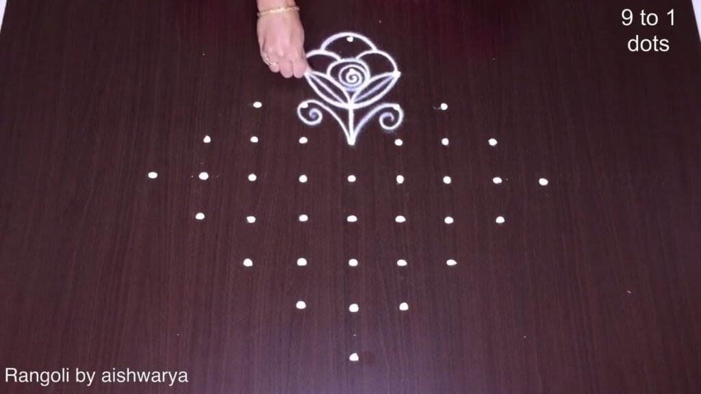Lakshmi welcome kolam