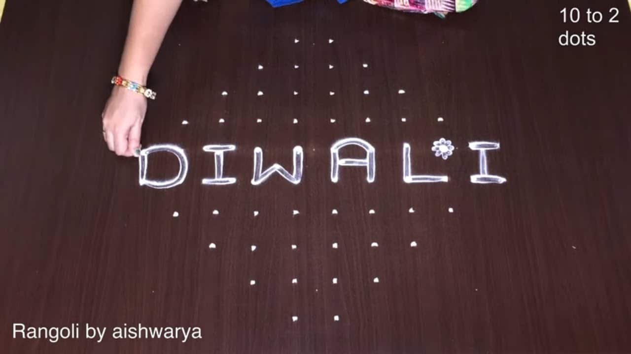 Happy Diwali Muggulu 10x2x2