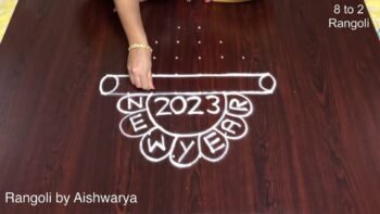 Happy New Year 2023 Muggulu