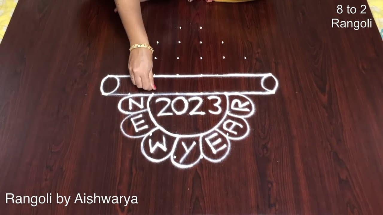 Happy New Year 2023 Muggulu