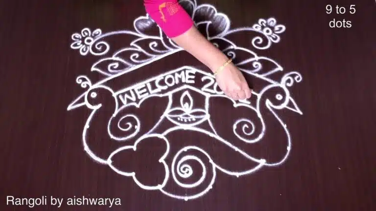 New Year kolam