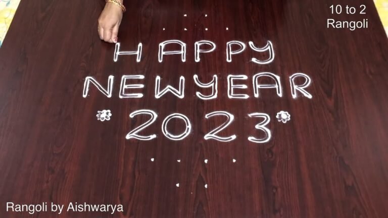 New Year muggulu