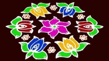 Holi Rangoli Designs