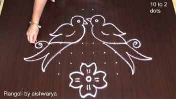 How to Draw 10 to 2 Kolam