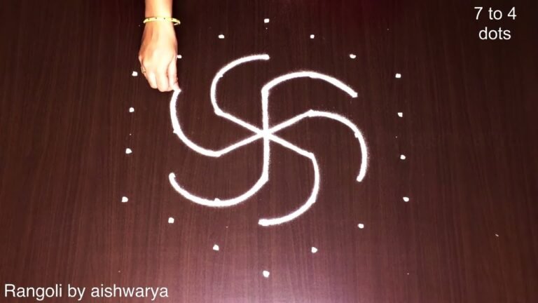 7-to-4 dot kolam