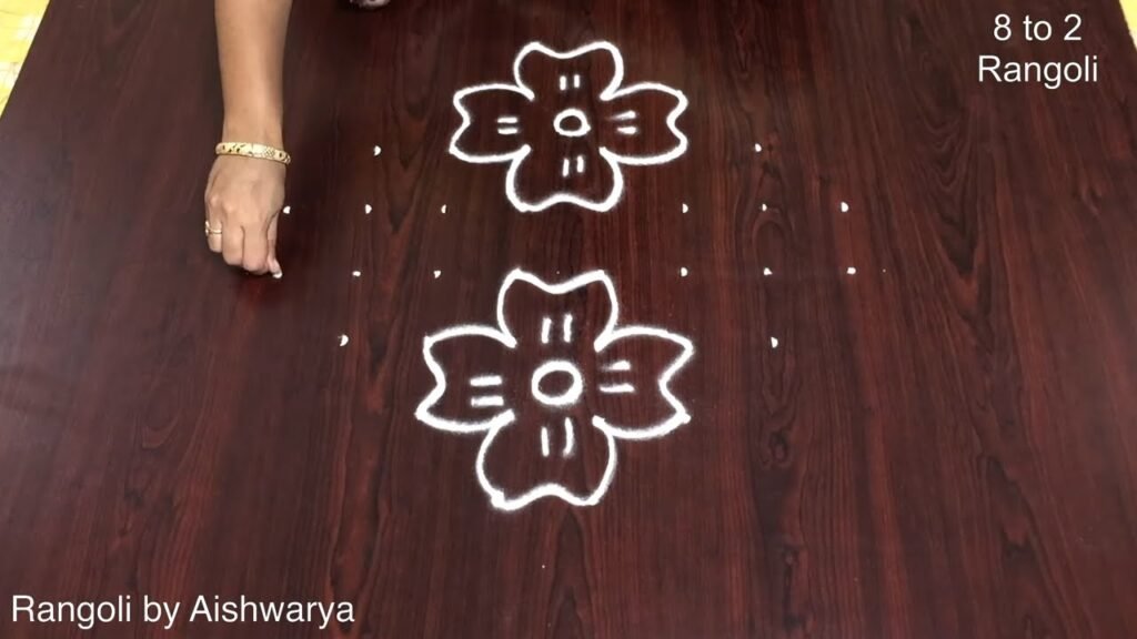 simple kolam design