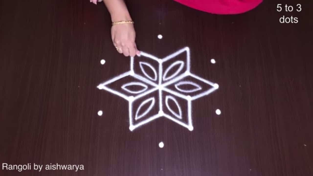 How to Draw Apartment Kolam