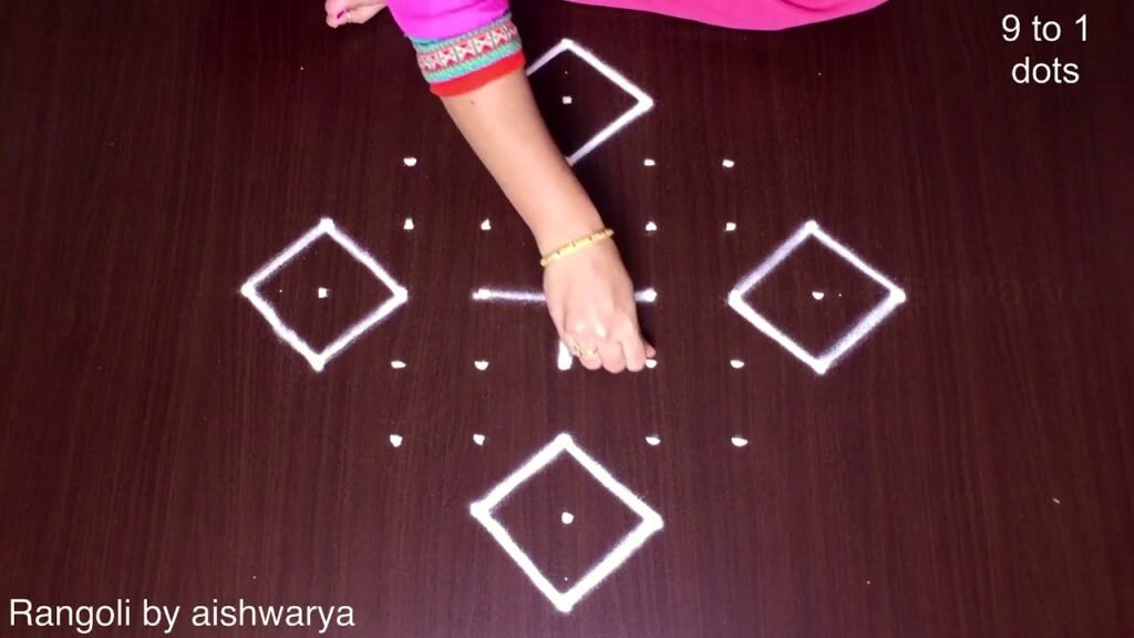 vibrant kolam