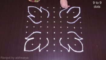 How to Draw Creative Kolam