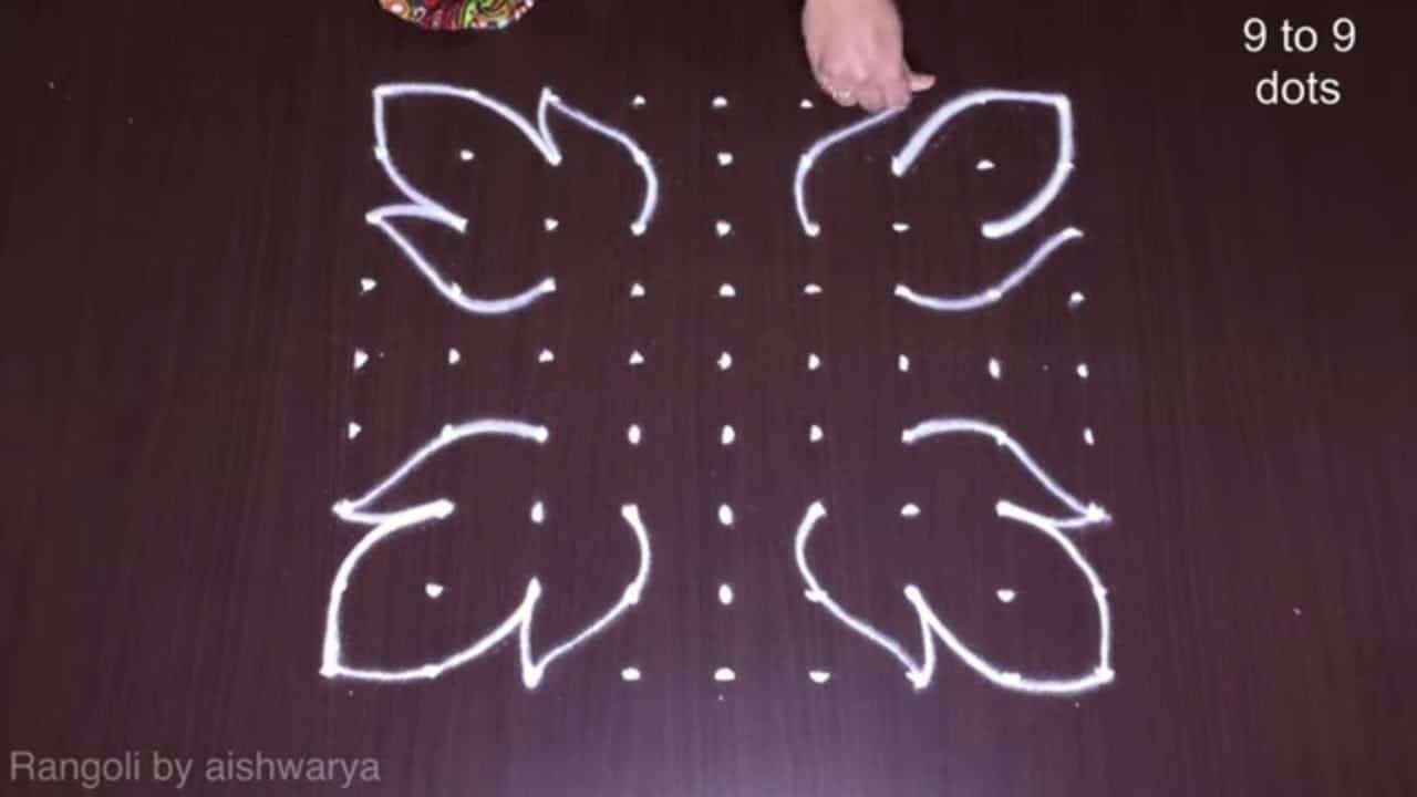 How to Draw Creative Kolam