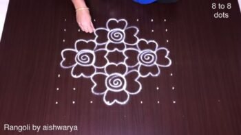 How to Draw Designer Rangoli