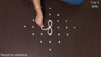 How to Draw Diwali Special Kolam