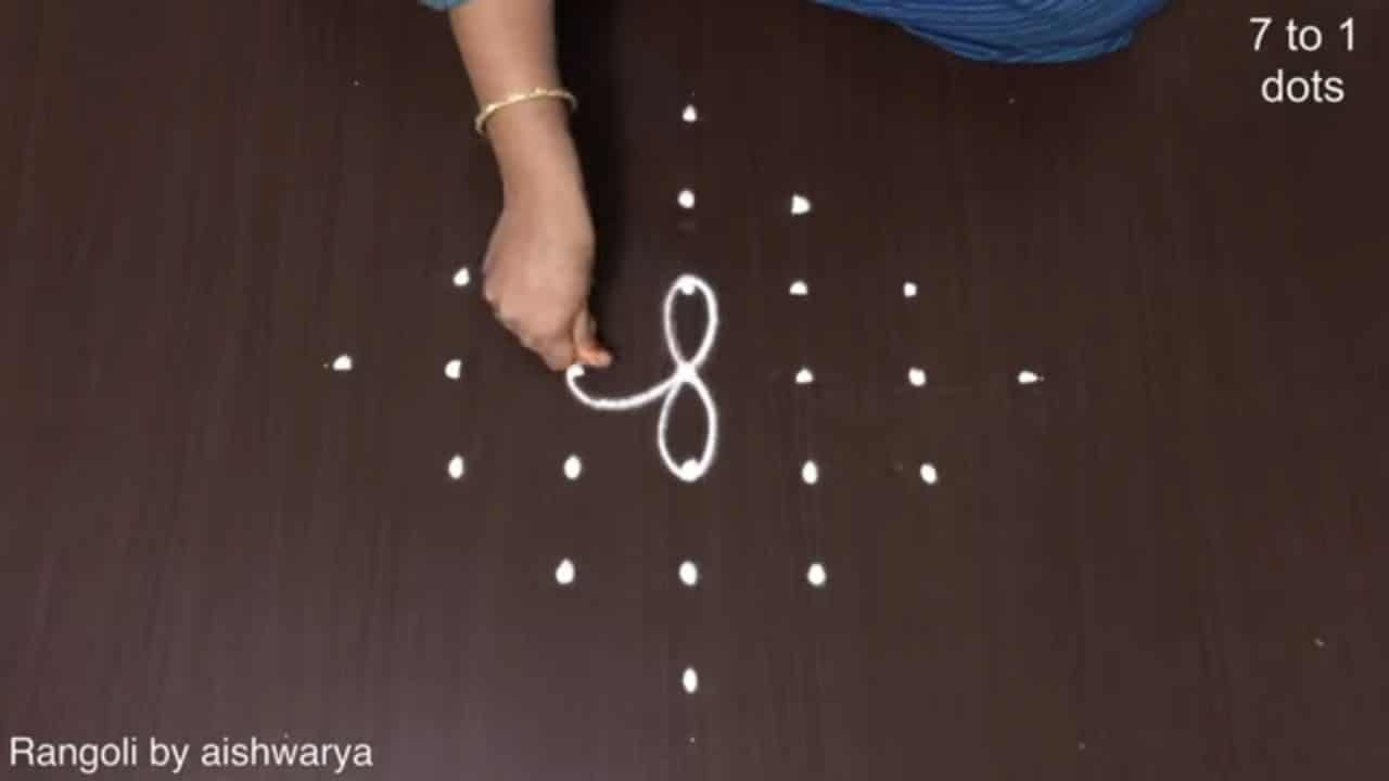 How to Draw Diwali Special Kolam
