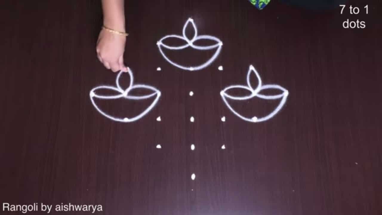 How to Draw Easy Kolam